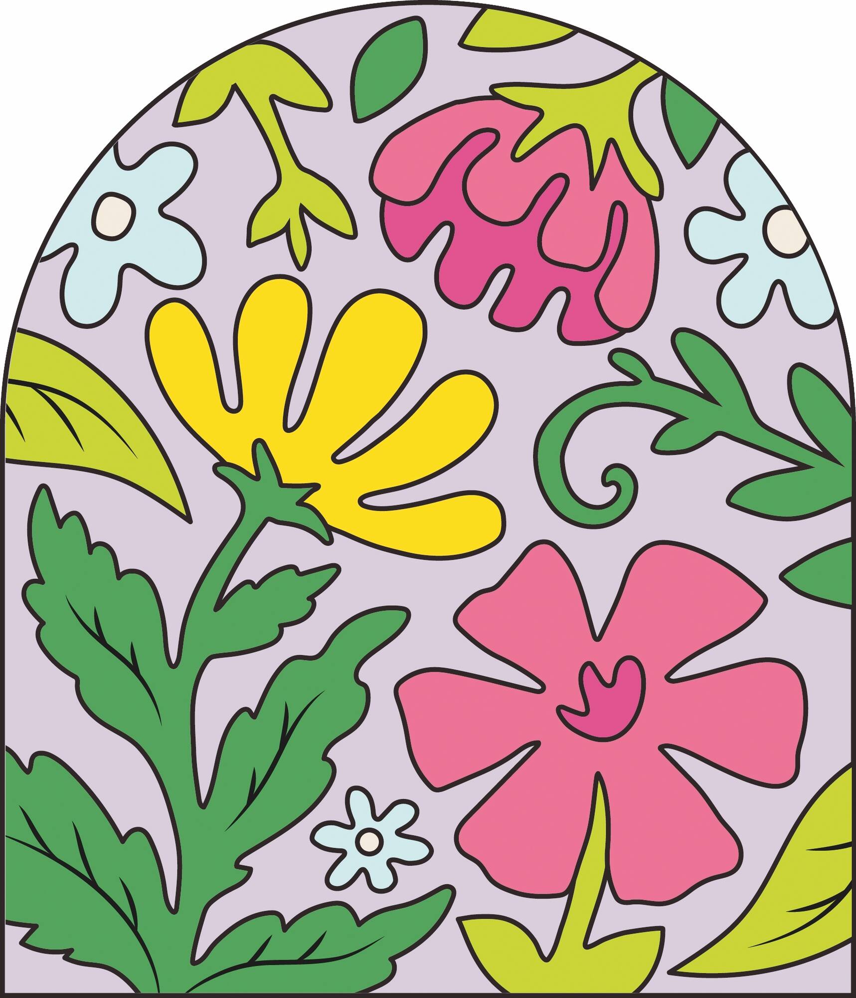Mini Floral Arch Canvas Painting Kit by Craft Smart®